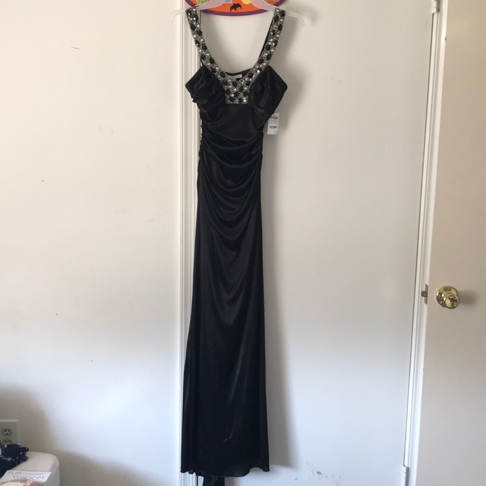 Long black dress